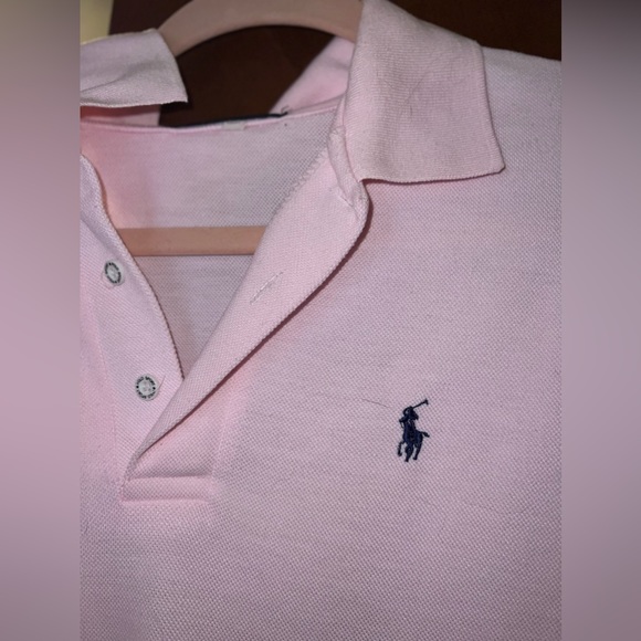 Men’s Pink Ralph Lauren Polo Short Sleeve - Picture 3 of 3